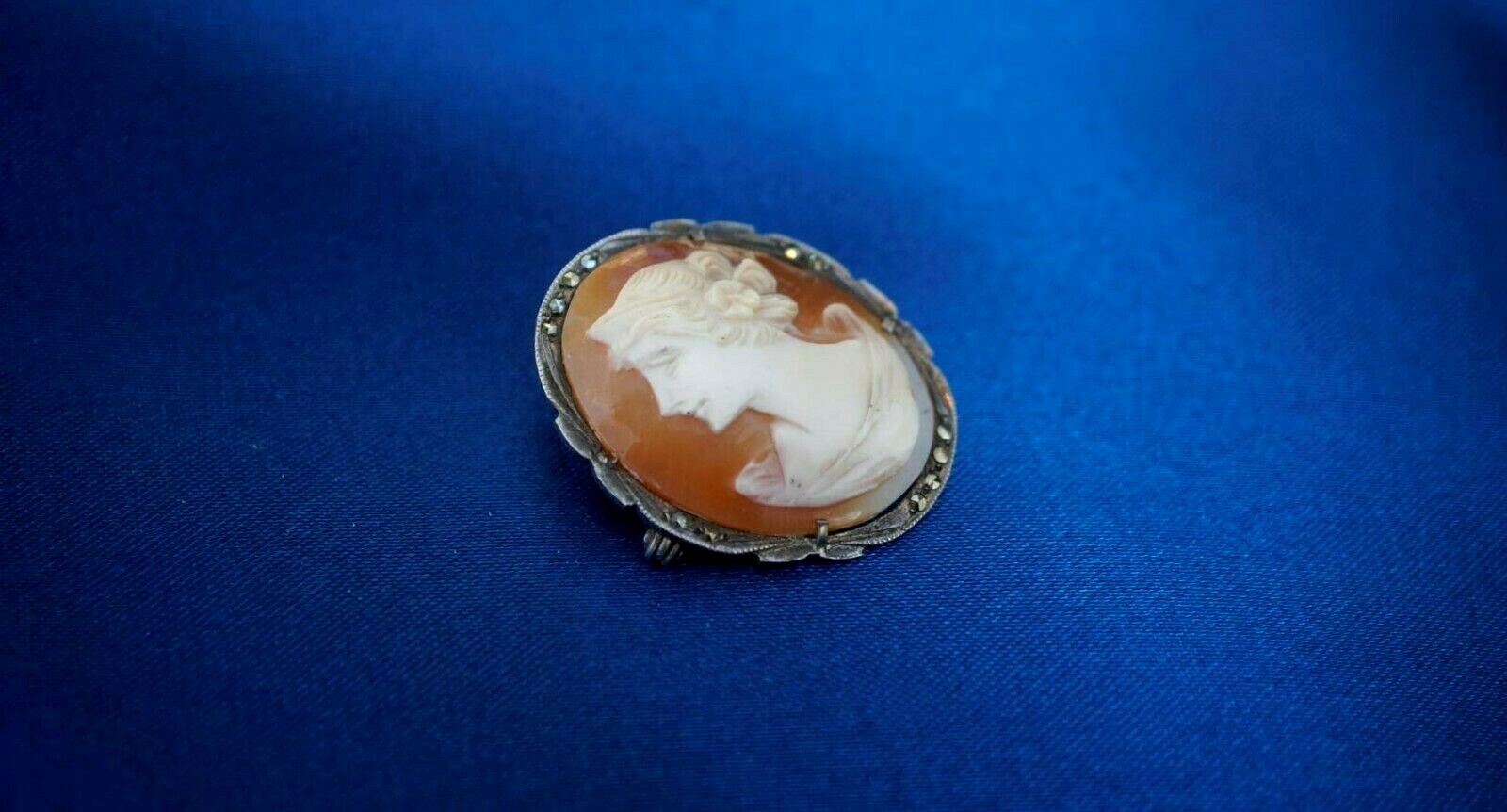 Cameo Pendant Brooch Costume Wedding Gold Art Deco Art Nouveau Antique!