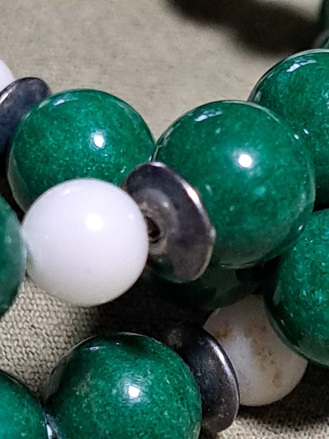 Vintage Mid 20th Century Gemstone 32″ Necklace
