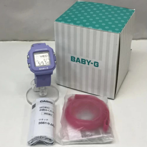CASIO Baby G 2WAY Digital Ladies Purple BGD 10K 6JR Watch Used 3