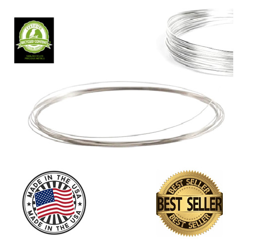 Best 14K Solid Gold Yellow or White Round Wire Half Hard 10-30 Gauge Wholesale