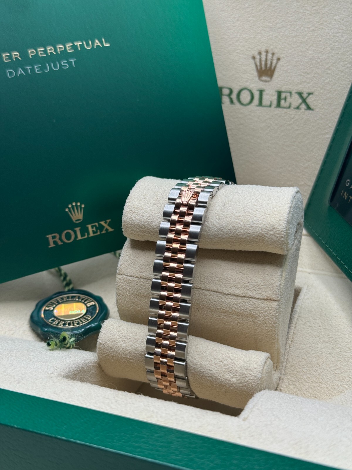 Rolex Lady-Datejust NEW 2023 Mother of Pearl Diamond Dial Diamond Bezel Two Tone