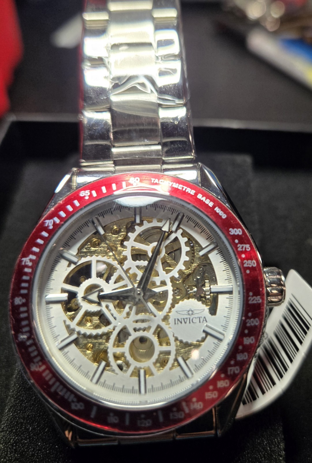 Invicta Men’s Automatic Skeleton Dial Stainless Steel Bracelet Wristwatch