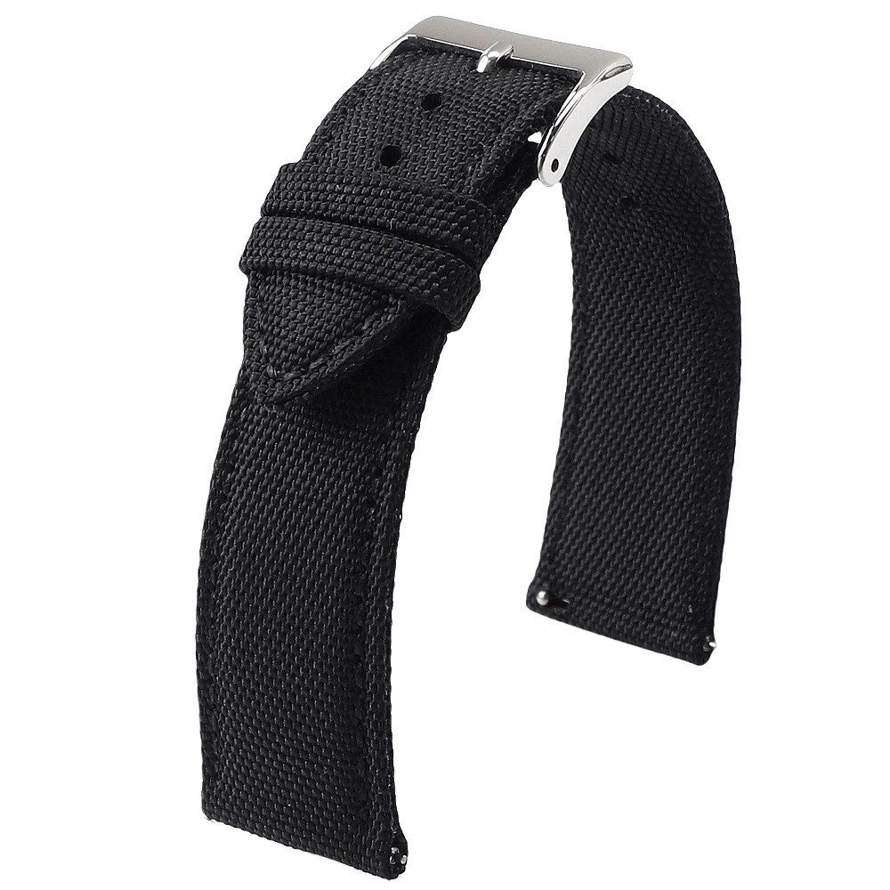 18mm 20mm 22mm 24mm Waterproof Sailcloth Watch Strap Two-Sided Nylon