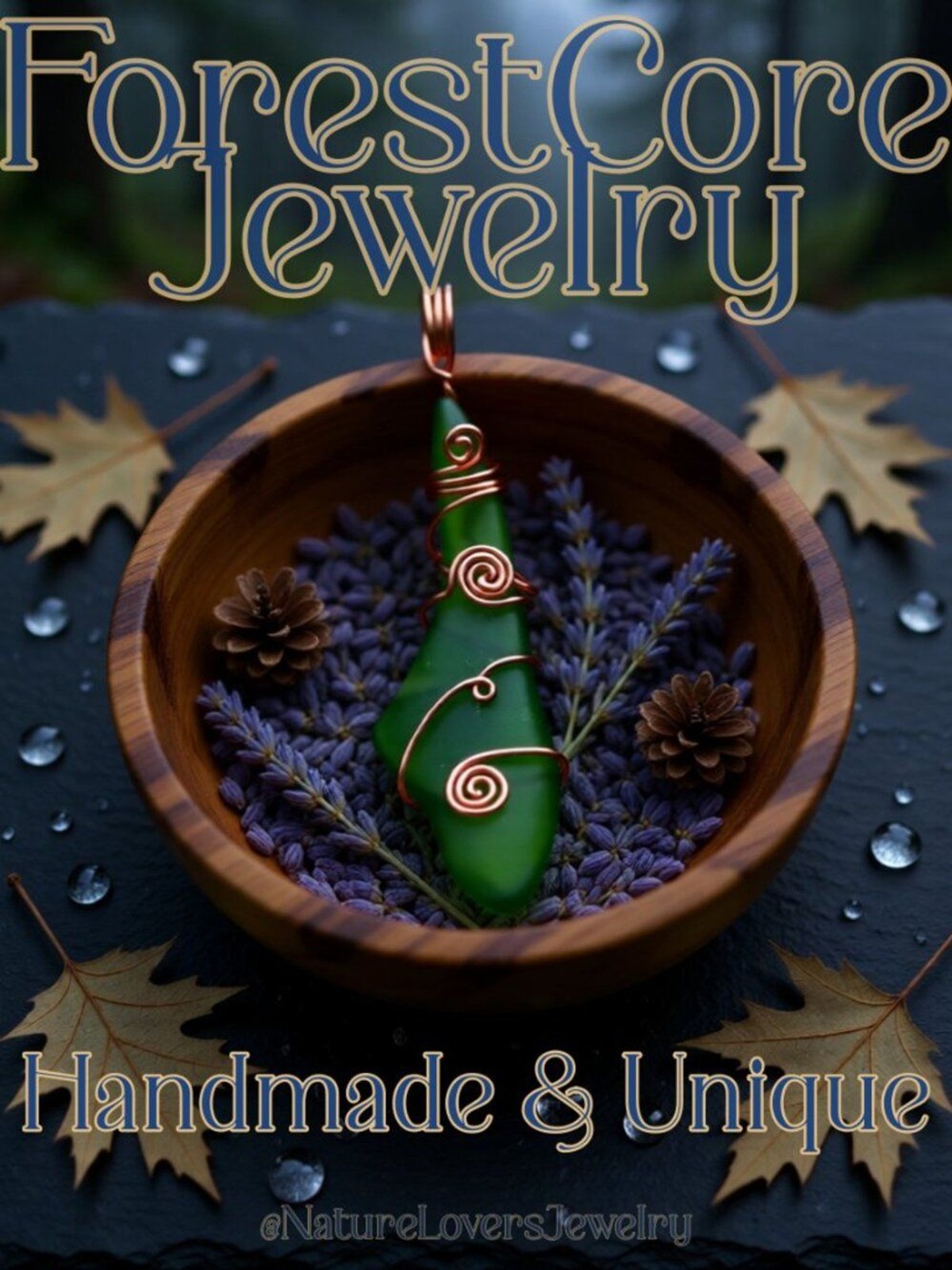NEW! Handmade Short Stack Beaded Dangle Earrings – Fall ForestCore Bohemian