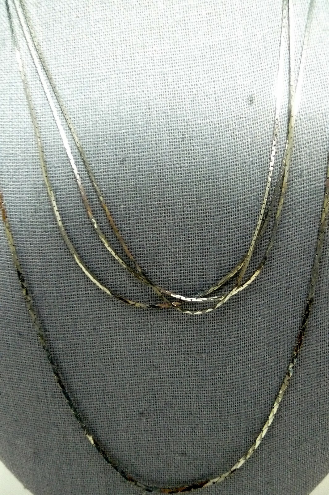 Estate Lot of 4 Silver KOREA Necklaces 2 Bracelets