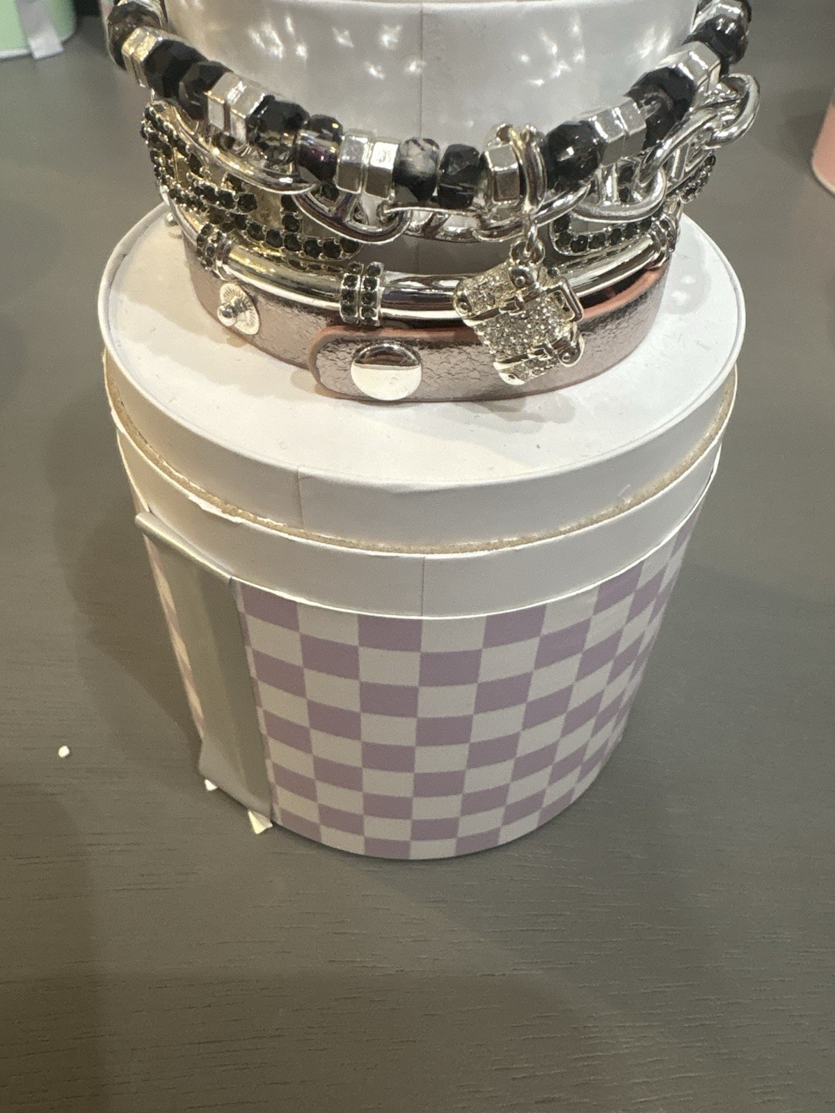 ST56249 UNICORN ALERT! ONLY 1 OF 100 MADE Lab Created Stones Silver Plating