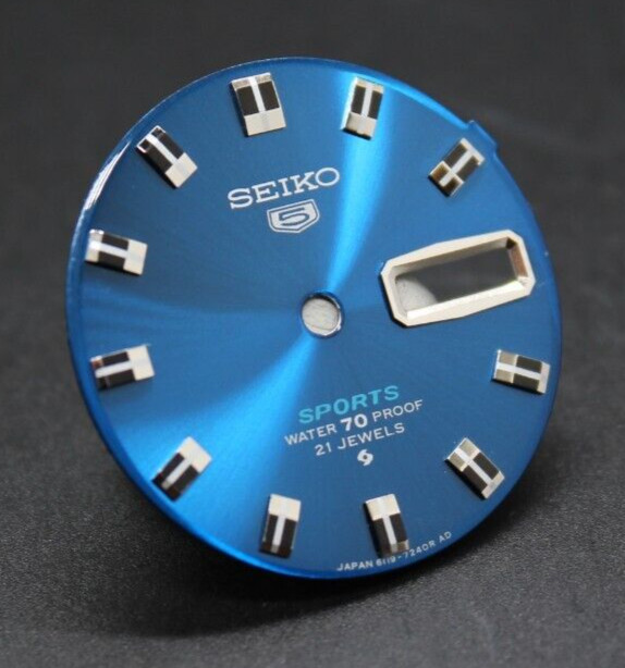 Blue Dial for Vintage Seiko Rally 6119-7170 , 6119-7173 Diver Sport 6119 diver