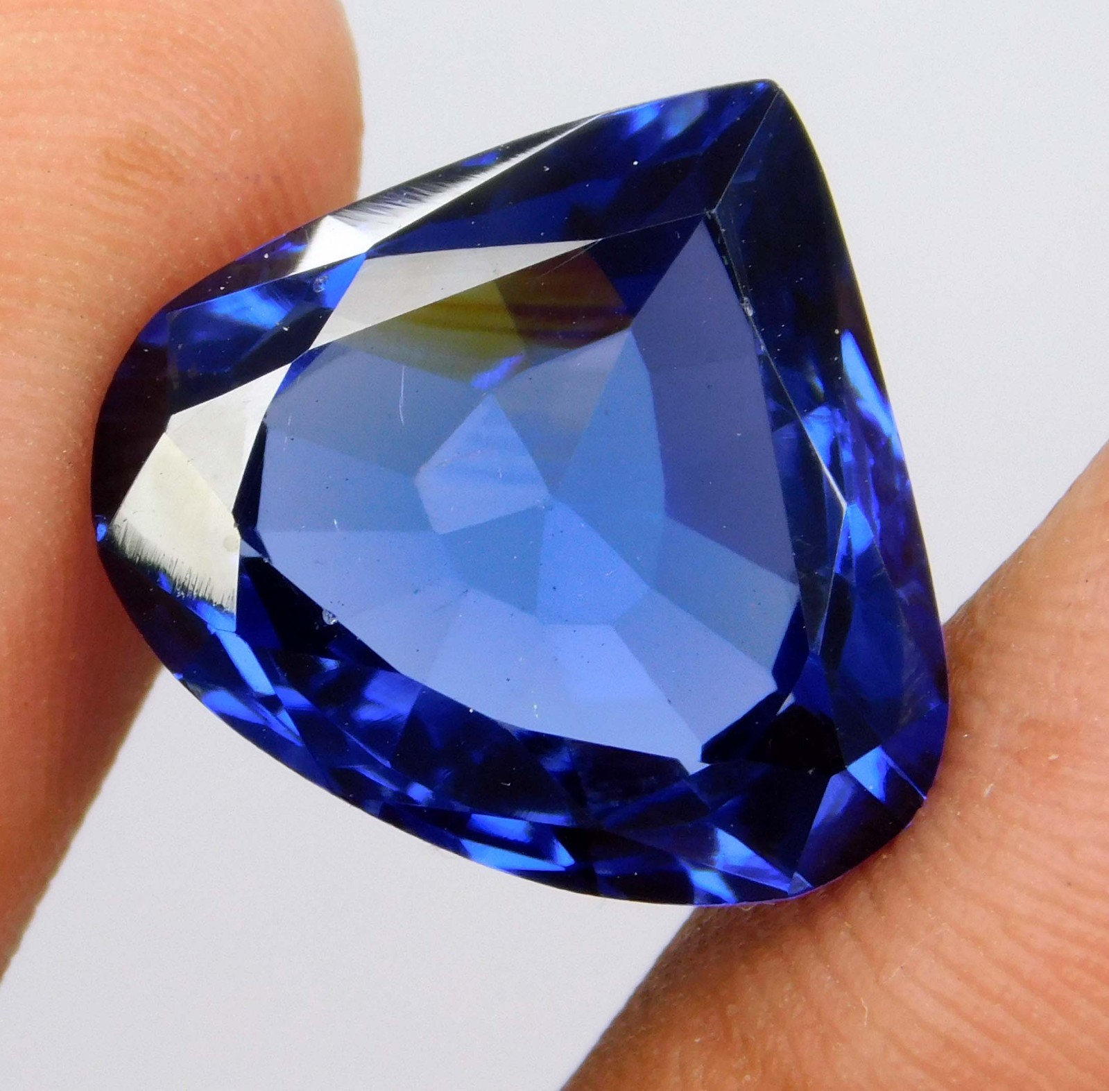 Top Quality 14.85 Ct Natural Blue Spinel – Pear Cut Certified Loose Gemstone