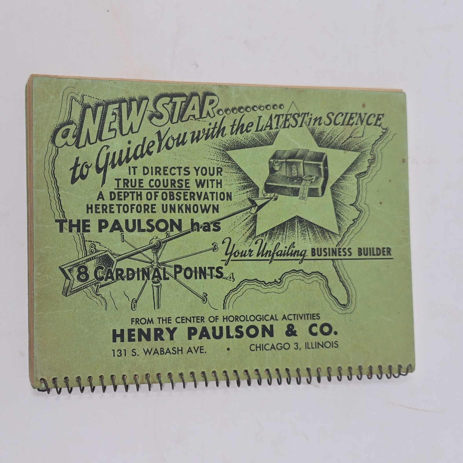 Paulson Time-O-Graf Watchmaker Instructions Installation Care & Operation 1949