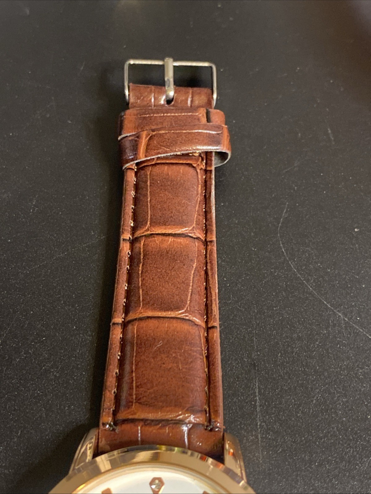 Mreurio Round Rose Gold Tone Watch in Men’s New Battery