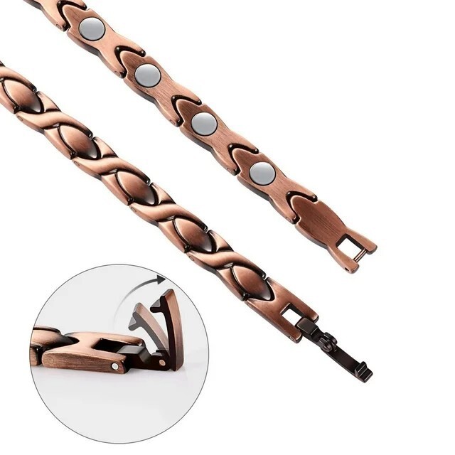 Copper Magnetic Ankle Bracelet 99.9% Pure Copper anklet for Women Relieve Pain