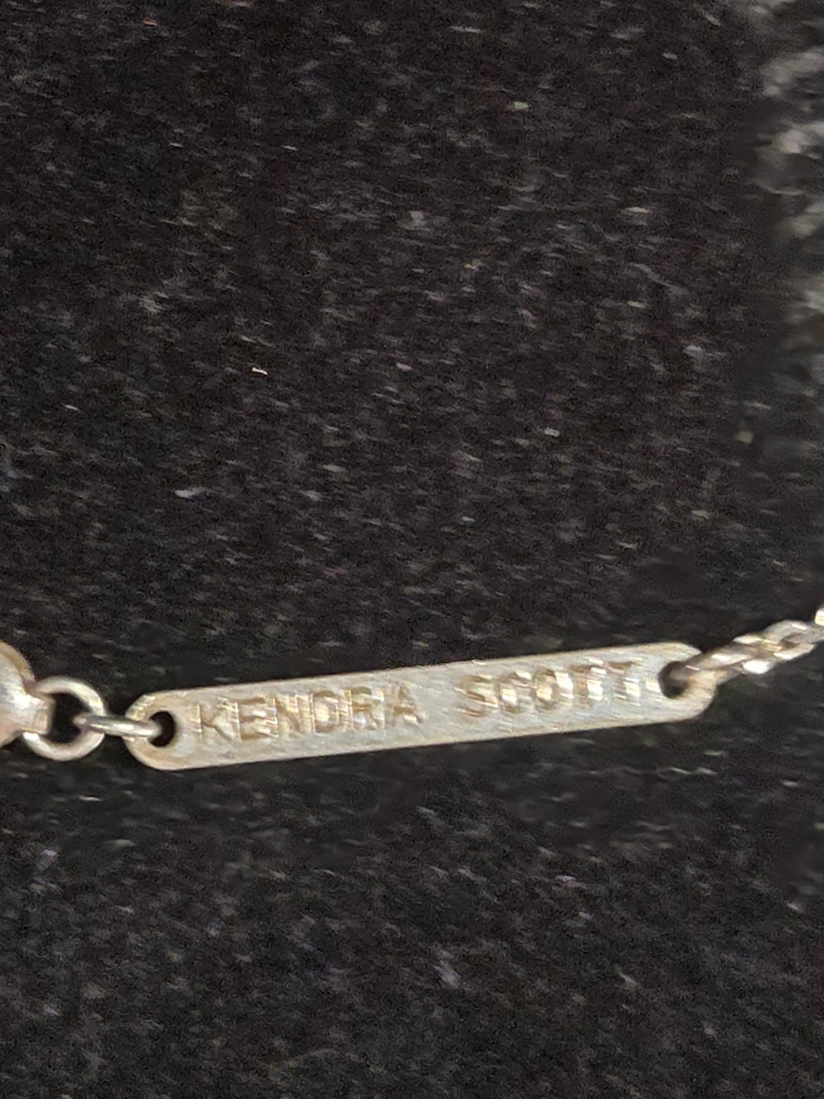 Kendra Scott 925 Sterling Silver Diamond Cut Cable Chain Necklace 16-18″ 1.95g
