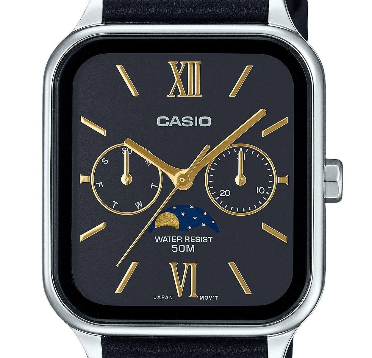 Casio Standard Analog Leather Strap Black Dial Quartz MTP-M305L-1A2V Men’s Watch