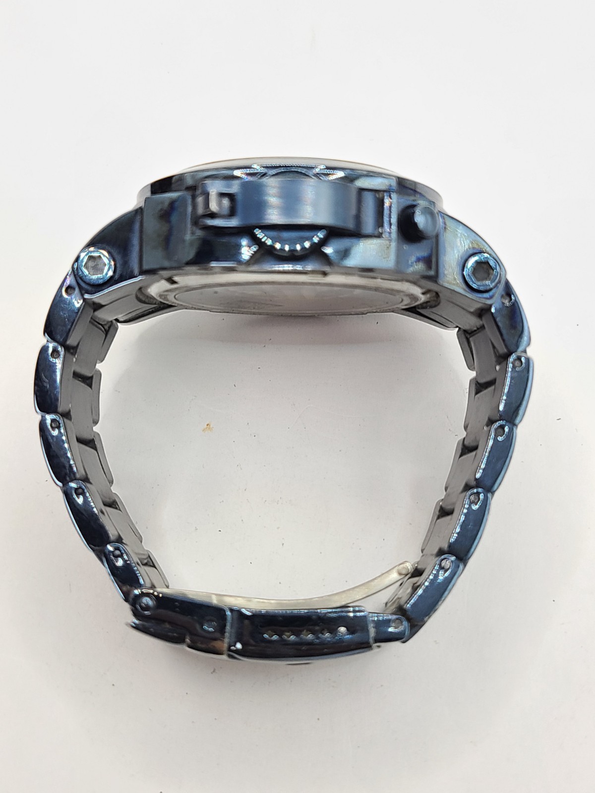 48mm Auto MOON PHASE | Blue Abalone Dial & Bracelet | MAN OF WAR Invicta Watch