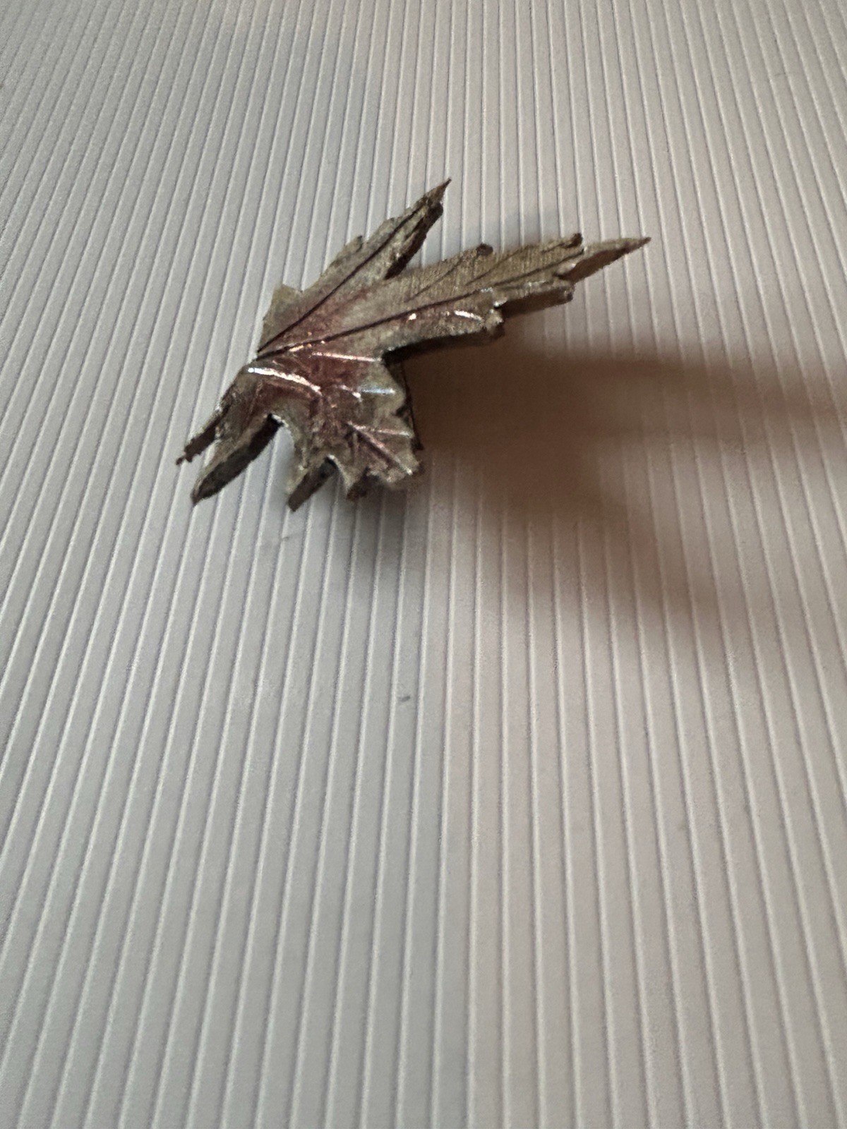 VTG 70’s Hand Made Maple Leaf Pin 2” X 3”