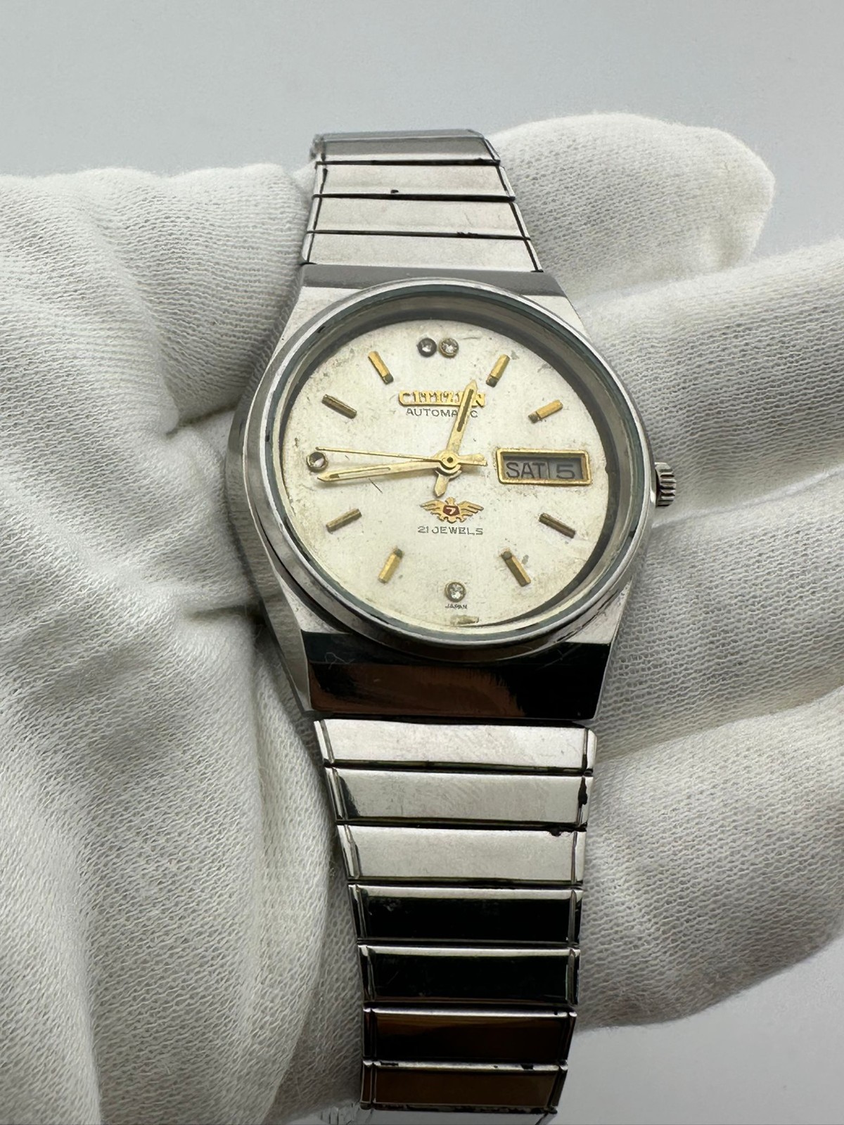Rare Authentic Vintage CITIZEN Date/Date Men Automatic Watch, JAPAN MADE