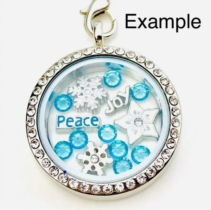 Floating Charm BIRTHSTONE Boy Girl Son Daughter fit Glass Locket