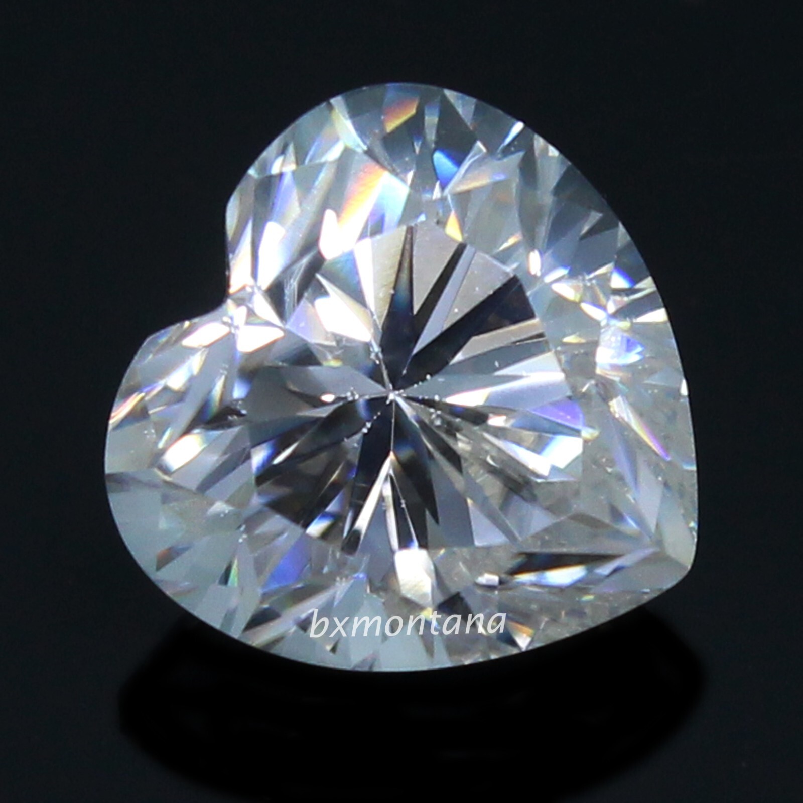 Natural 1.40 Ct DF Color VVS1 Excellent Cut 7.00 MM Heart White Diamond Bxm01