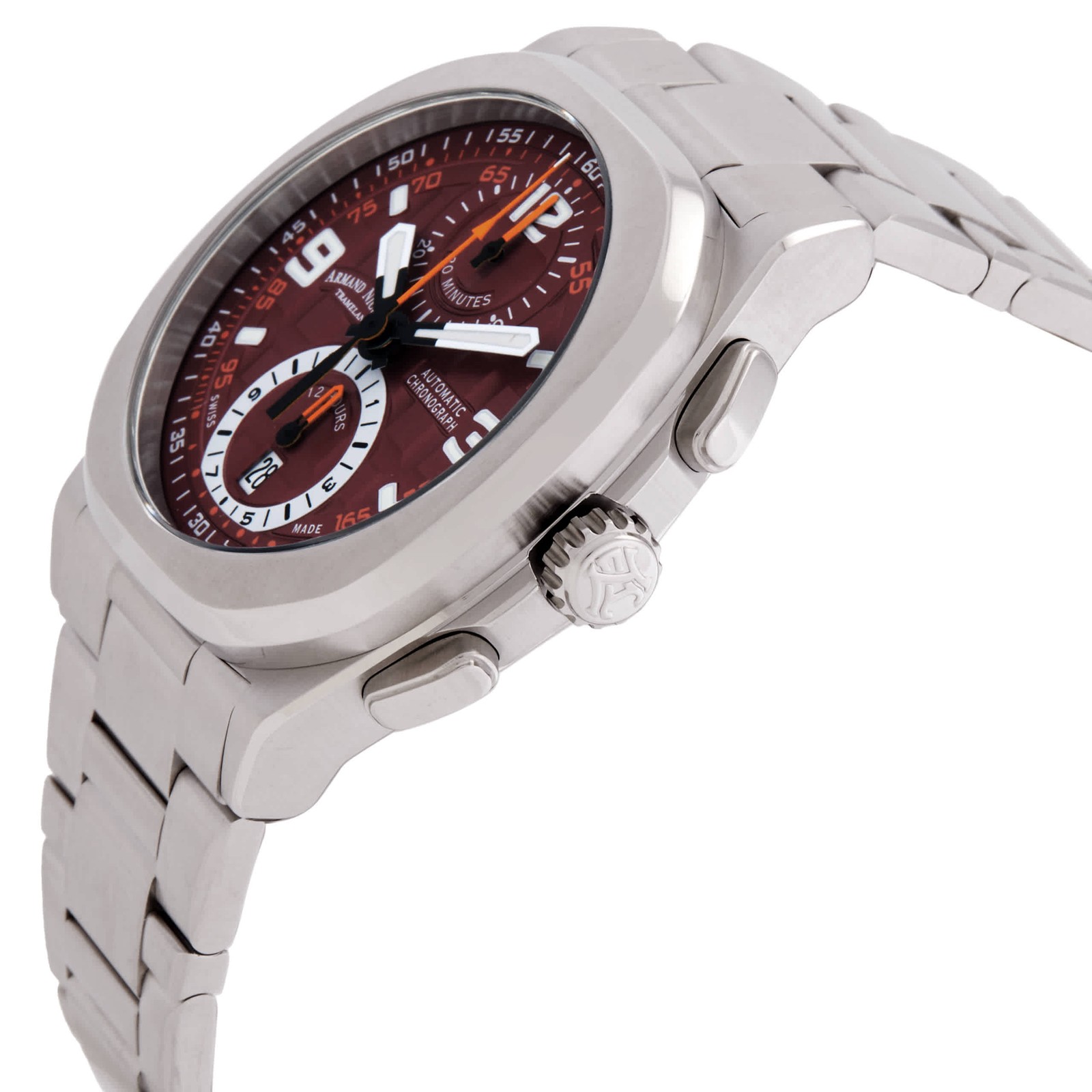 Armand Nicolet JH9 Chronograph Automatic Men’s Watch A668HAA-XO-MA4670A