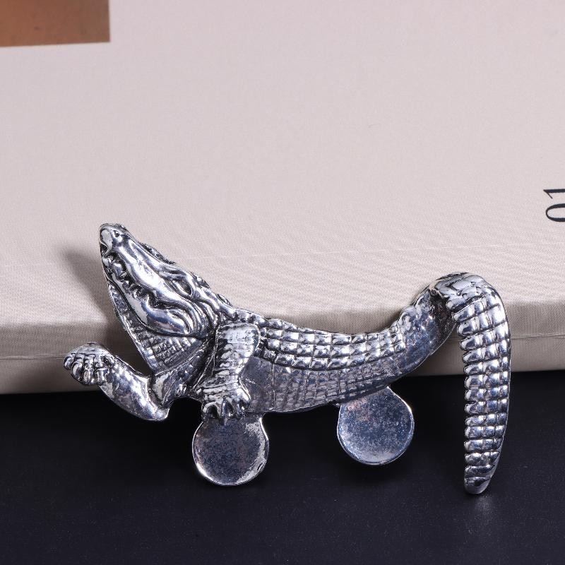 Retro Traditional Gentleman Suit Animal Shape Brooch Chest Pocket Decoration