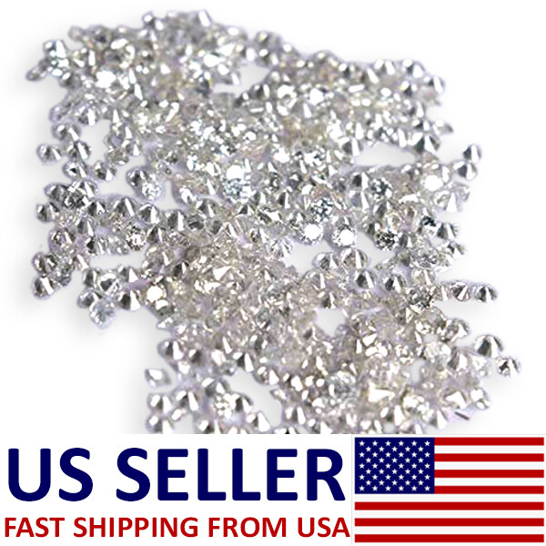 Natural Loose Brilliant Cut Diamond 10pc 0.8-2.8mm I1 Clarity J Color Round Cut