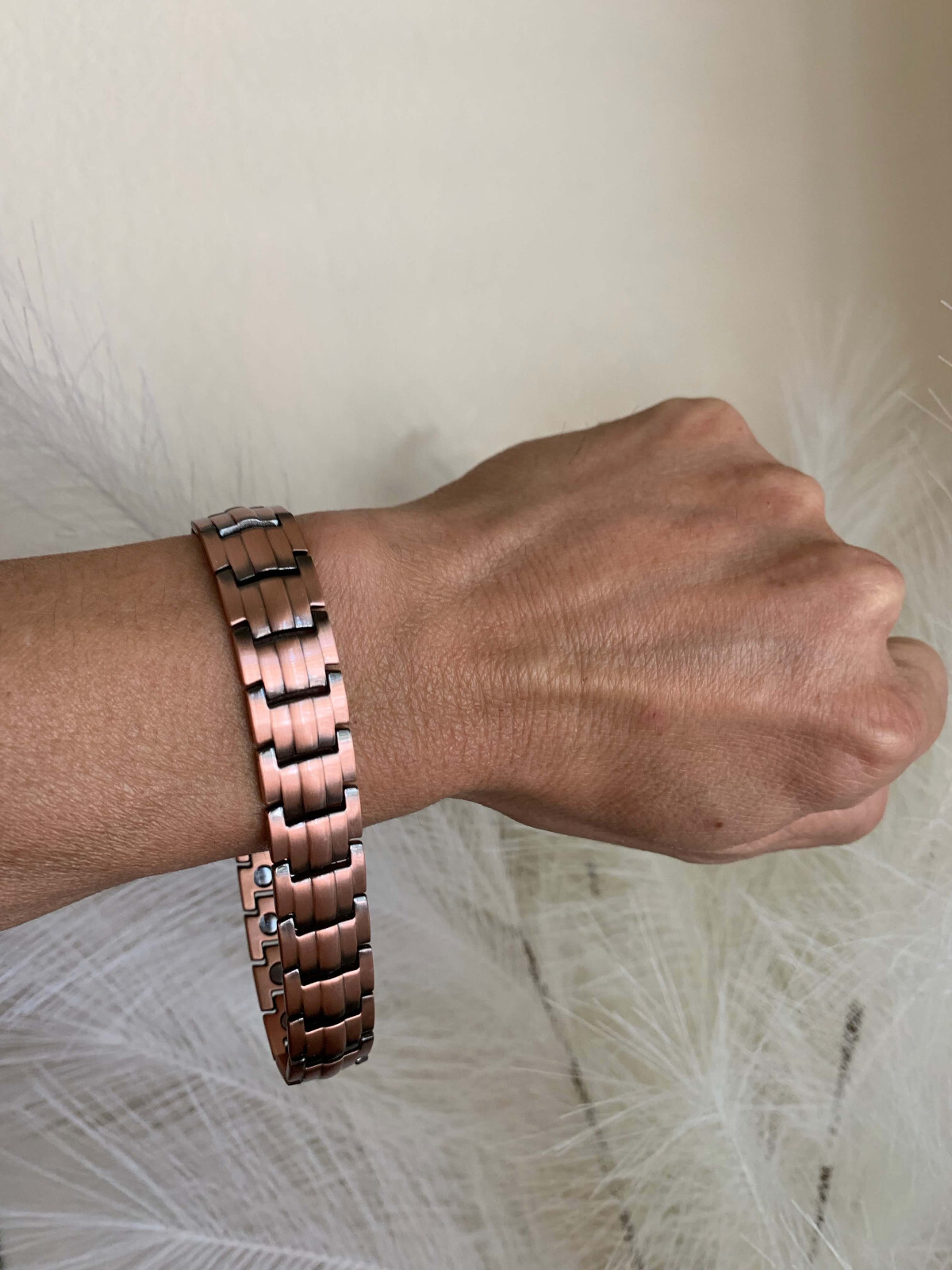 Rare Solid Copper Magnetic Bracelet 591 Elemen Arthritis Pain Balance Energy Joy