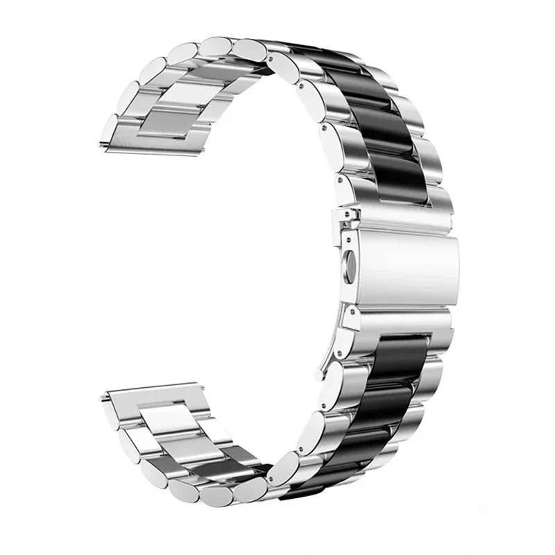 22mm Stainless Steel Watch Band Classic Link Strap For Movado Bold 3600261