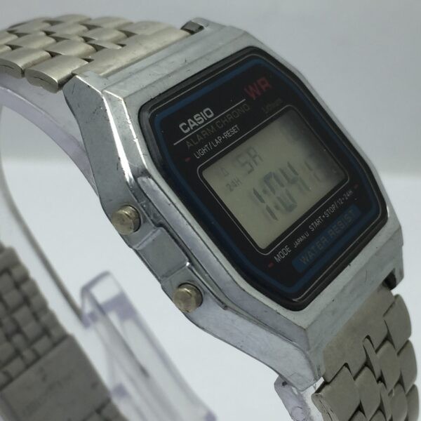 Casio WR Lithium A159W Alarm Chrono Digital 593 Quartz Vintage Watch