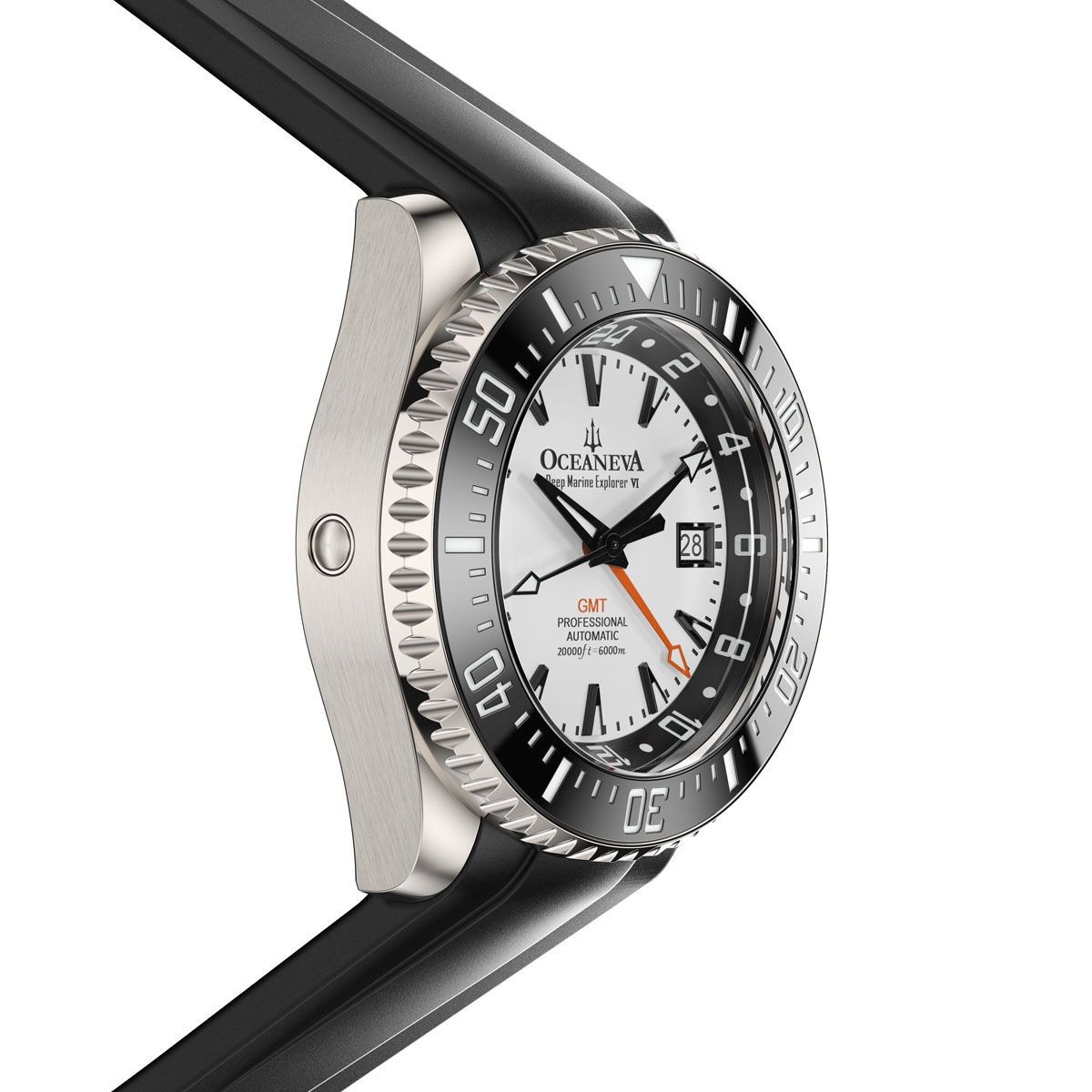 Oceaneva Deep Marine Explorer VI 6000m Titanium Blue Automatic Watch
