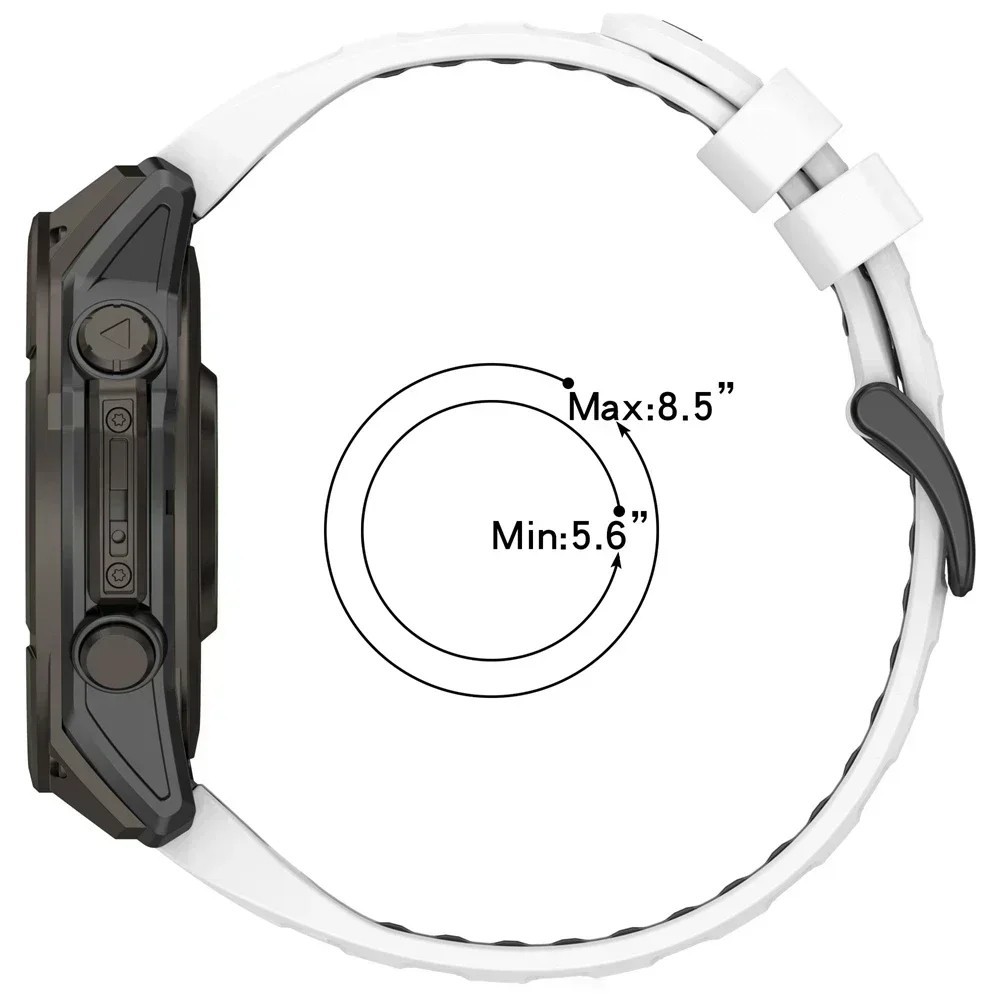 Premium Sport Strap for Fenix 8 QuickFit Silicone Band for Garmin Fenix 47/51mm
