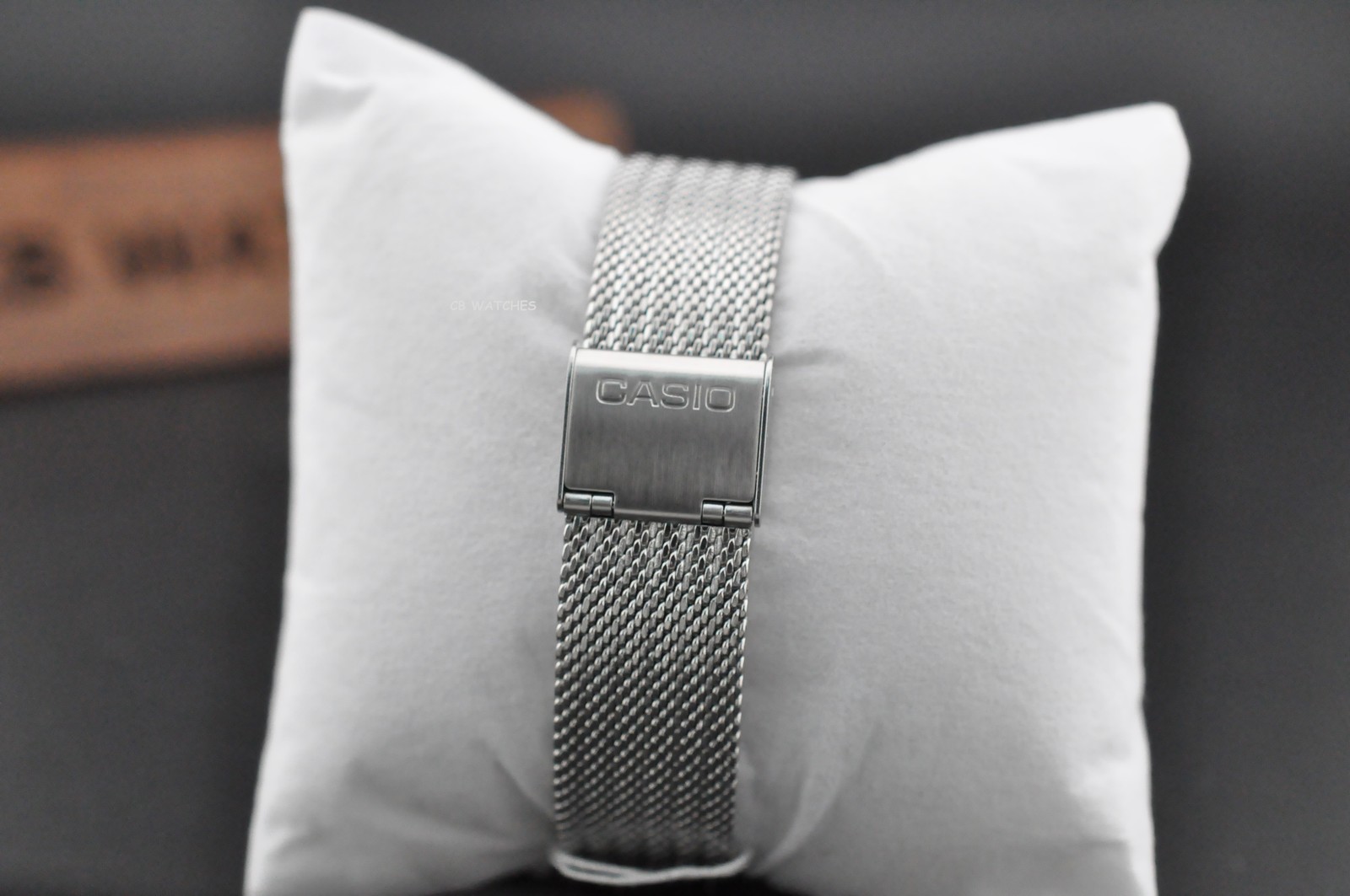 Casio Vintage Series A158WEM-3 Stainless Steel 33mm Silver Dial Mesh Men’s Watch