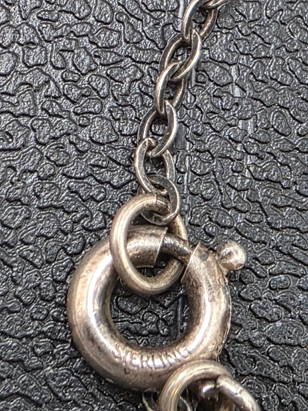 Vintage Sterling Silver 11″ Fine Cable Chain Necklace Spring Ring Clasp
