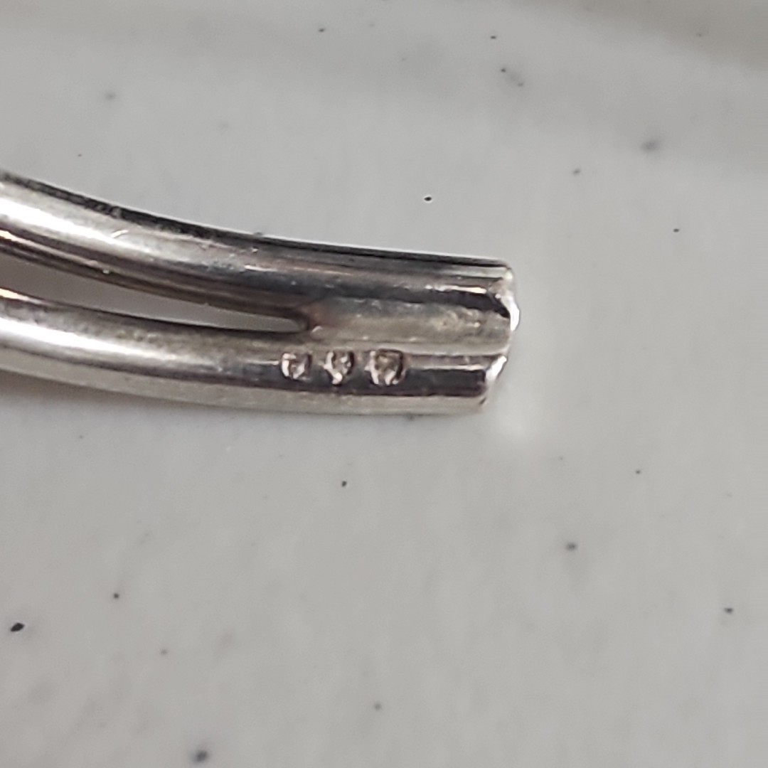 .925 Sterling Silver Cuff Bracelet, 2 1/2″ x 1 3/4″, 13.43g., 5mm