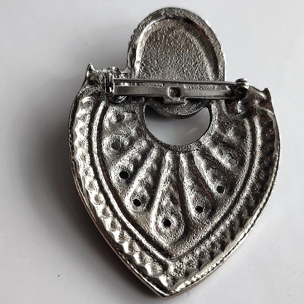 Silver and Black Pendant