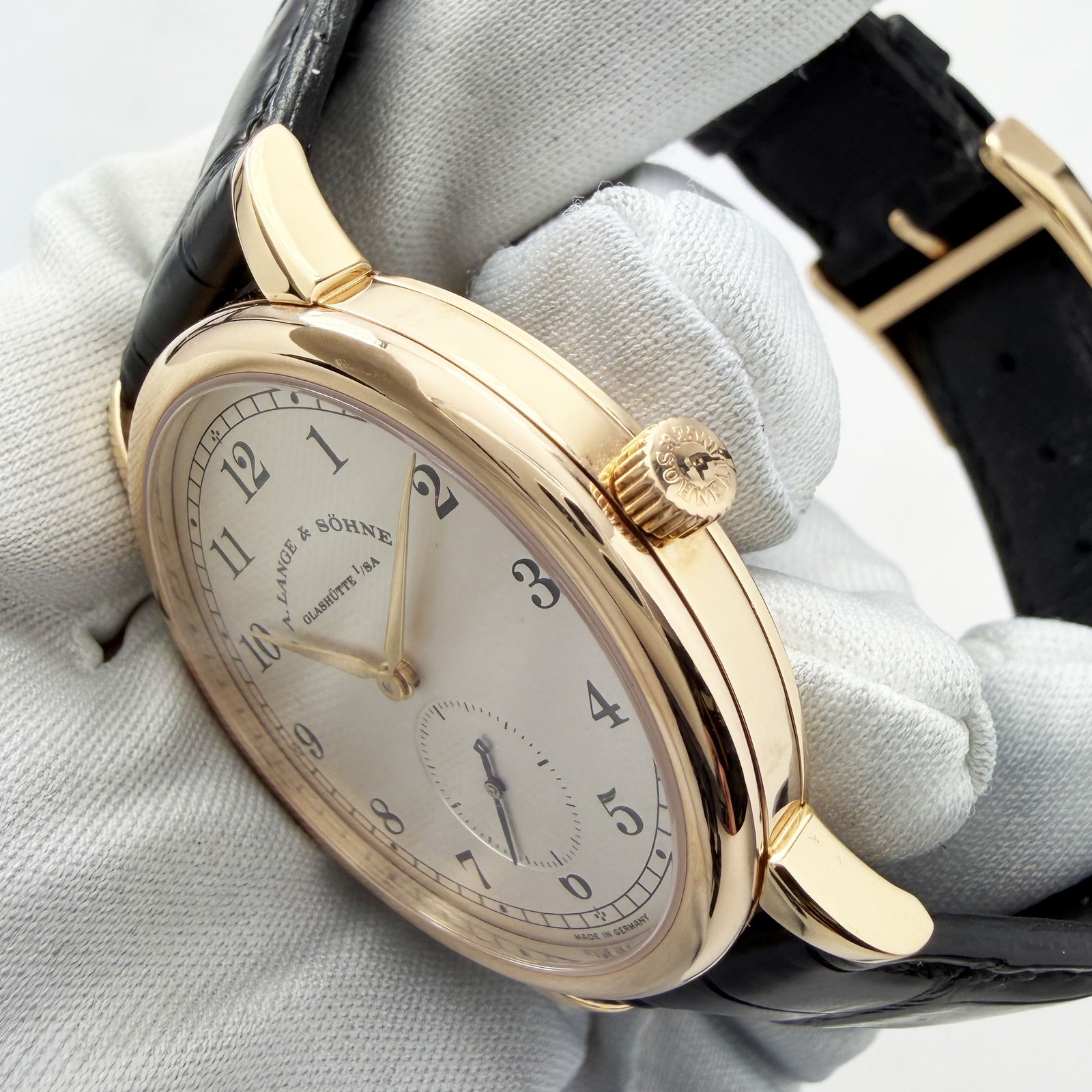 A. Lange & Sohne 1815 206.032 36MM Silver Dial 18K Rose Gold Paper