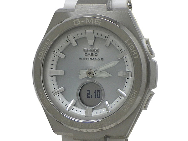 CASIO G MS (G Miz) BABY G (Baby G) Watch MSG W200 7AJFSS (Stainless Steel) Resin