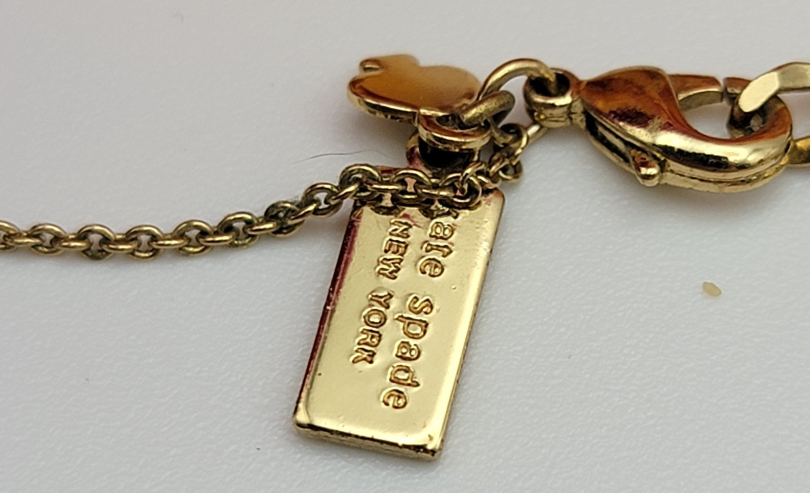Kate Spade New York Initial K Pendant Necklace 12K Gold Plated One In A Million
