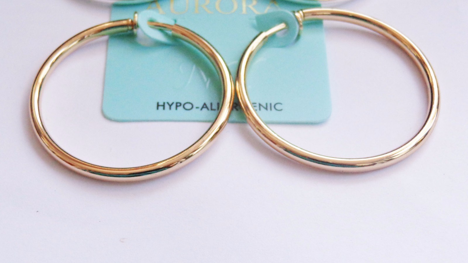 CLIP-ON EARRINGS GOLD OR SILVER PLATED HOOPS 1.5 INCH HOOP EARRINGS SIMPLE THIN