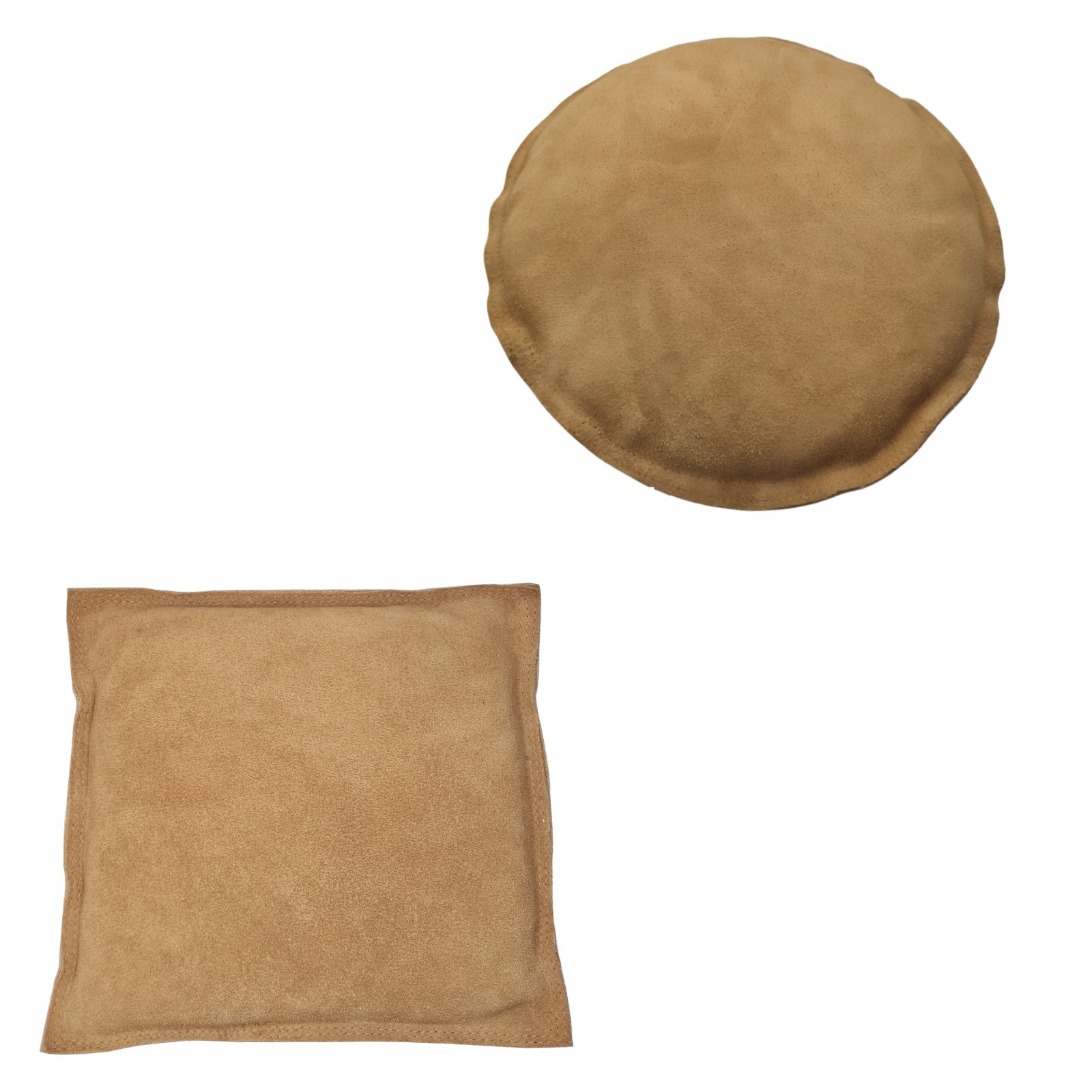 10″ Round 10” Square Leather Sandbag Cushion-Metal Dapping Stamp Hammer