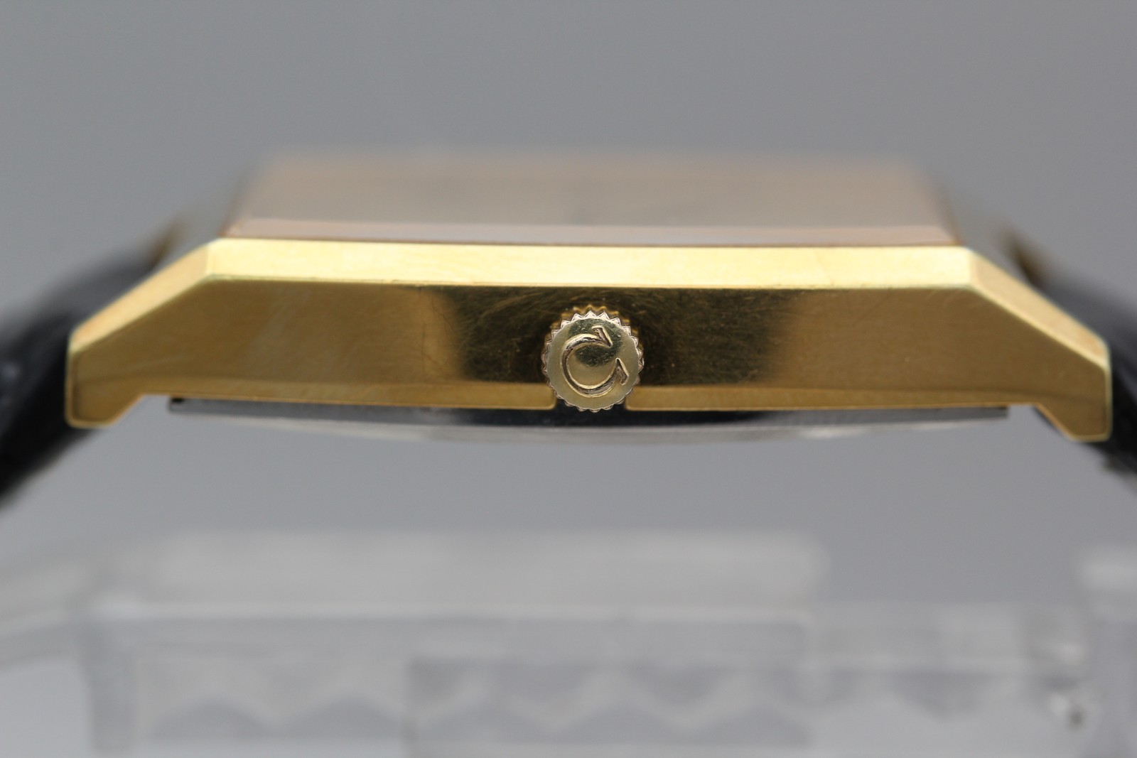 [Near MINT / Box] Omega De Ville Cal.711 Square Gold Roman Automatic Men’s Watch