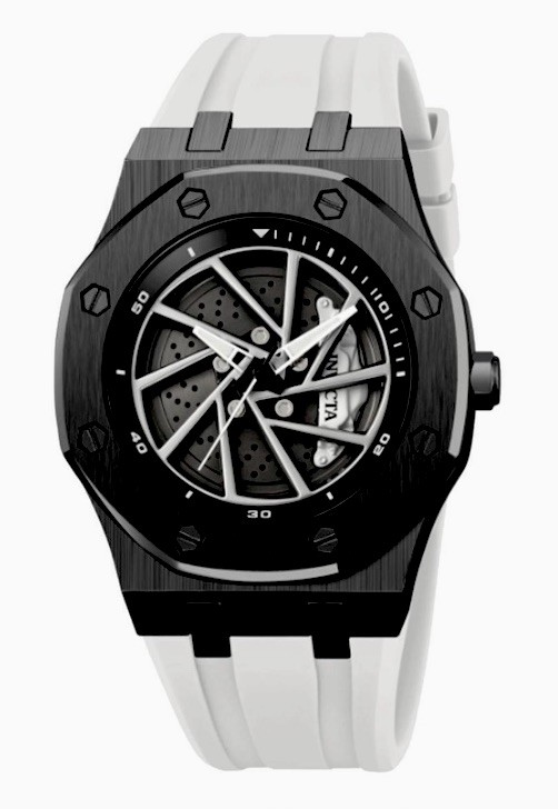 Invicta Speedway Rim, Mechanics, WR 30m, 42mm, New/Box/3yr Wnty, 8” Wrist, 69492