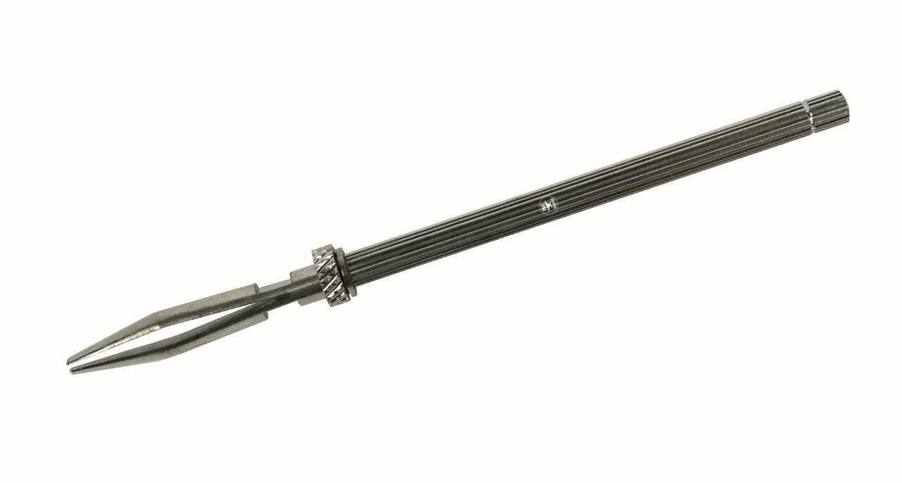 4-1/2″ Nickelled Handheld Pin Tong Vise for Studs w/ Fine Tip Jewelry Tool