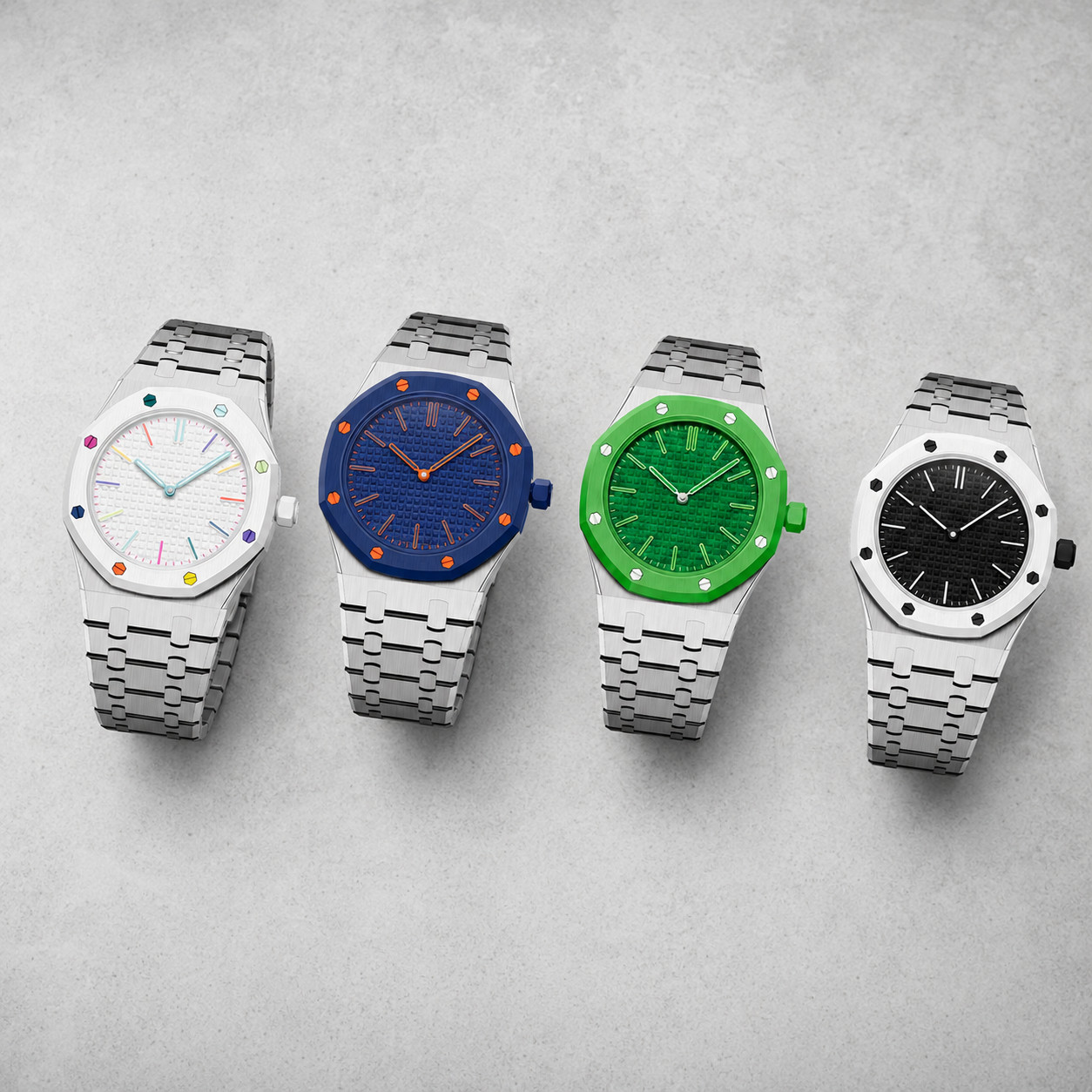Stainless Steel Case Bracelet for ROYAL POP SWATCH x AP Pocket Watch