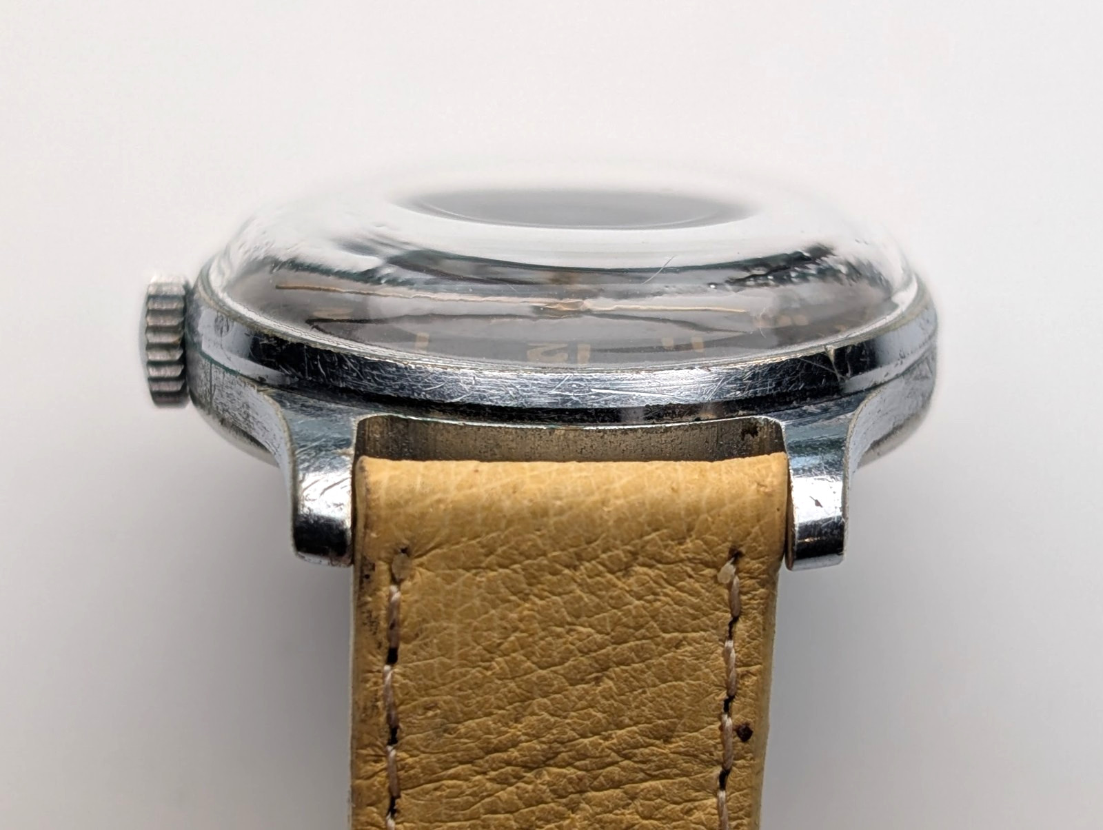 Vintage Pobeda (Победа) Gilt Dial Watch, 15 Jewel PChZ (ПЧЗ) 2602 Movement, 1958