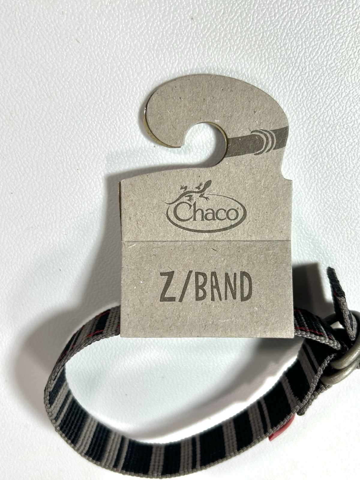 Chaco Z Band Bracelet Lazo Gray Red Adjustable NWT Outdoor