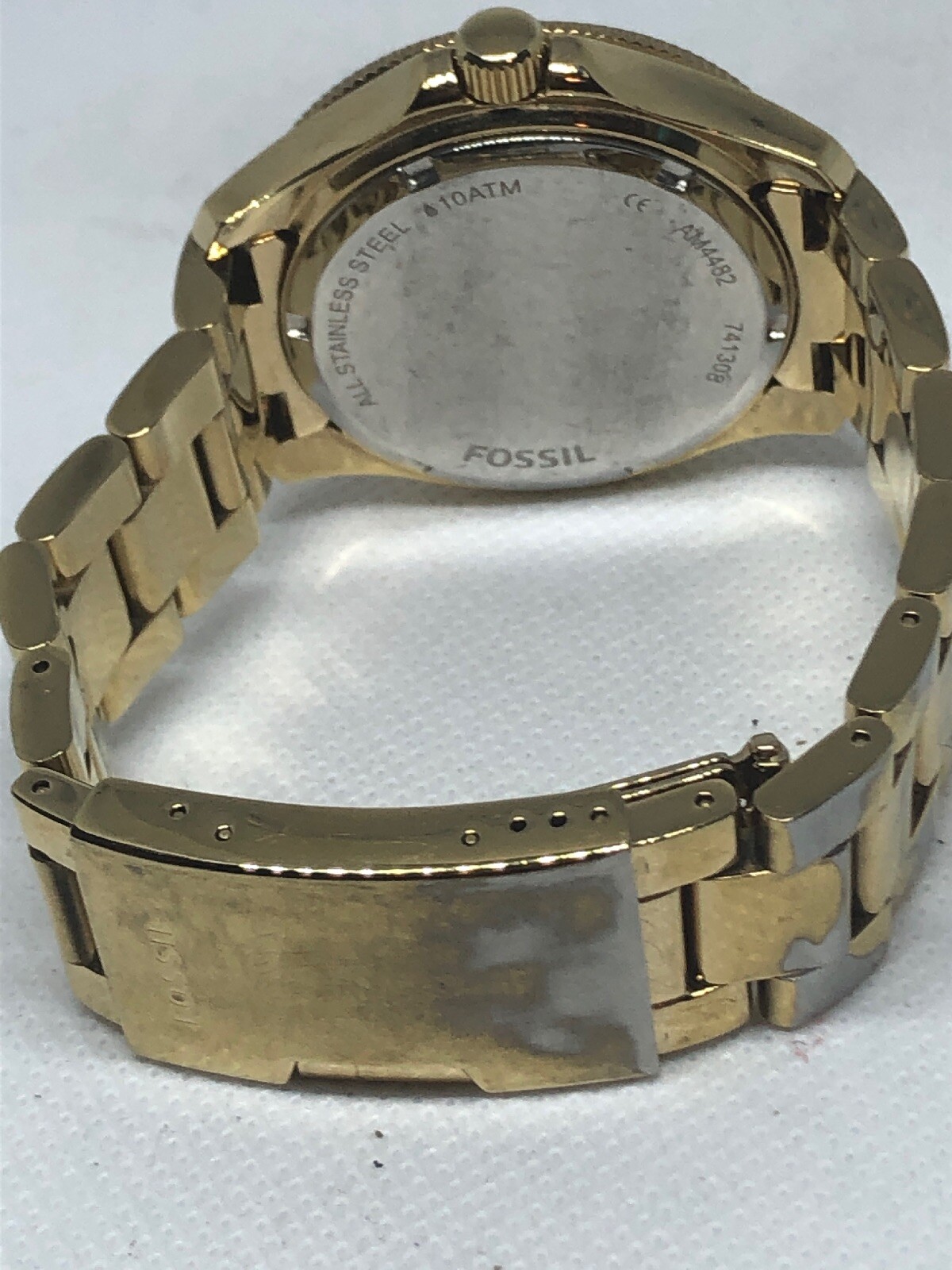 Fossil Cecile AM4482 Women’s Gold Stainless Steel Analog Dial Wrist Watch HG58