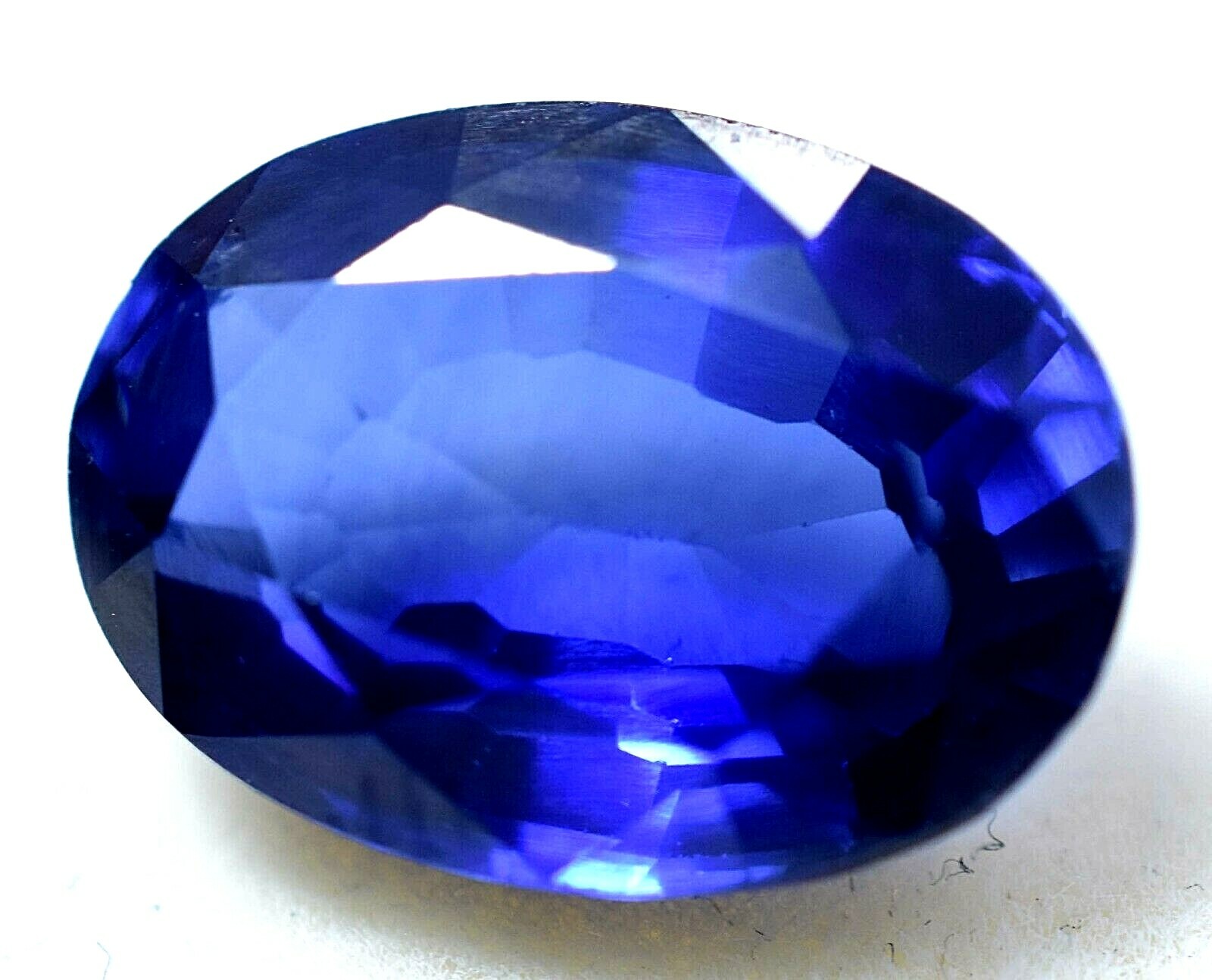 6.65 Ct Natural Cornflower Blue Sapphire GGL Certified Treated Gemstone