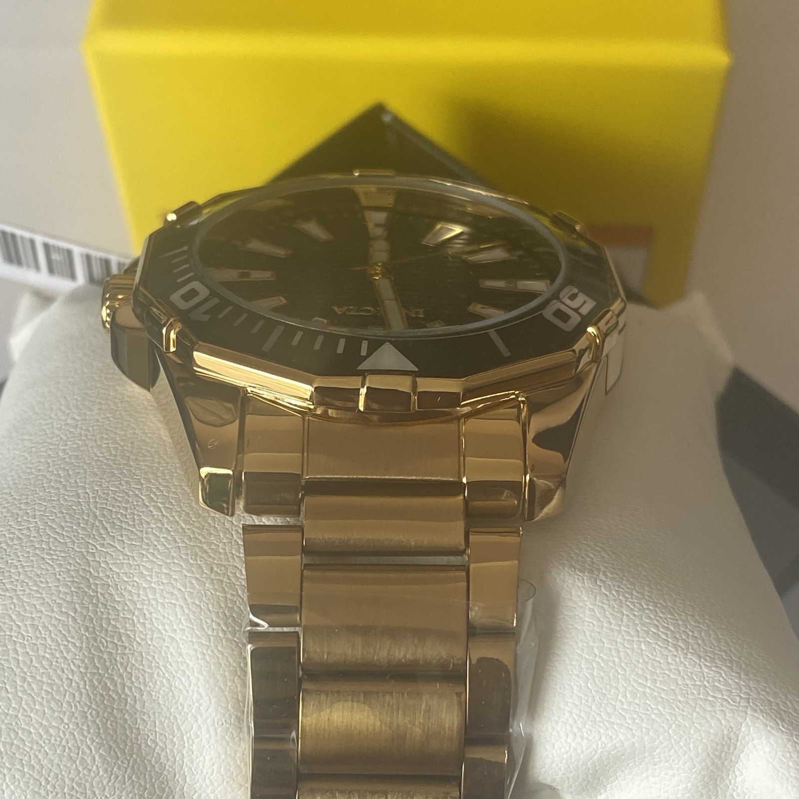Brand New Invicta Pro Diver Meridian Men’s Quartz Watch 46mm (69236) Black Gold