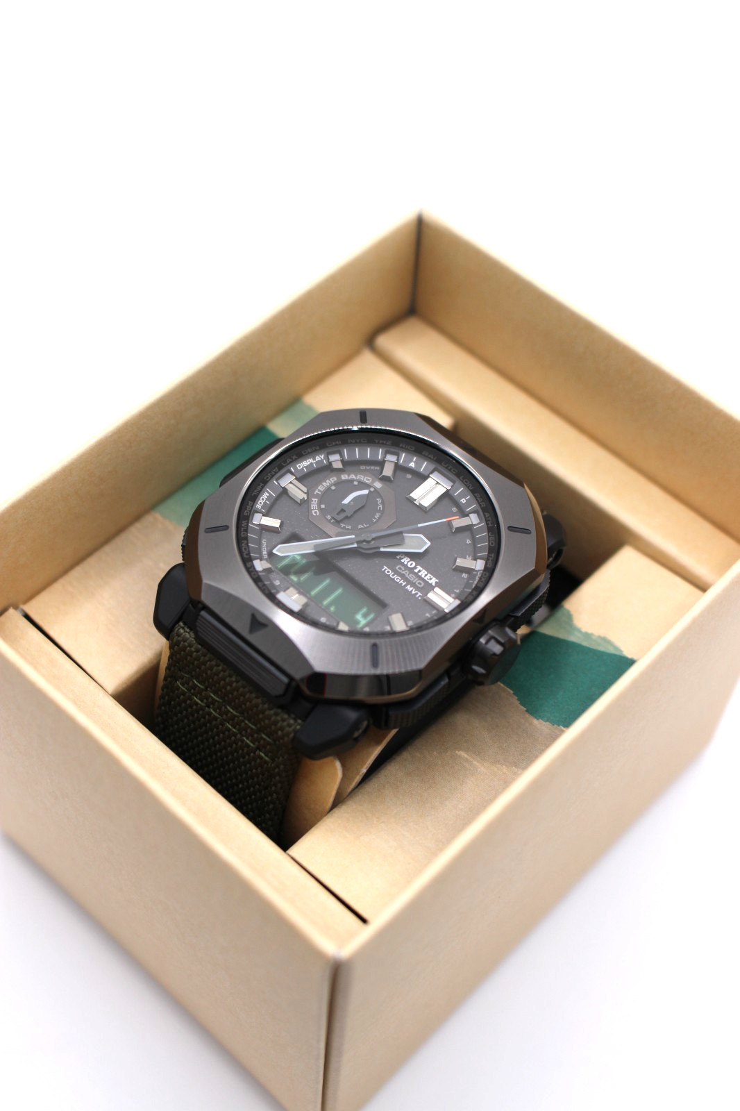CASIO PRO TREK PRW-6900YB-3JF CORDURA Band Radio Solar Digital Men Watch Gift