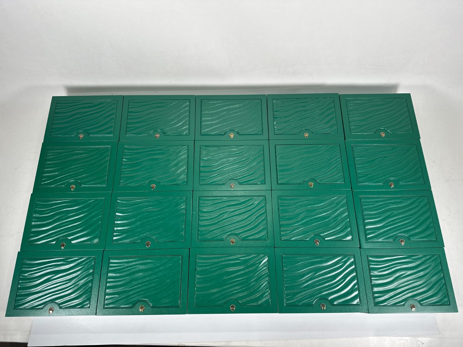 VINTAGE GENUINE ROLEX watch box case 20 set wave 39139.04 39139.01 260330002dA